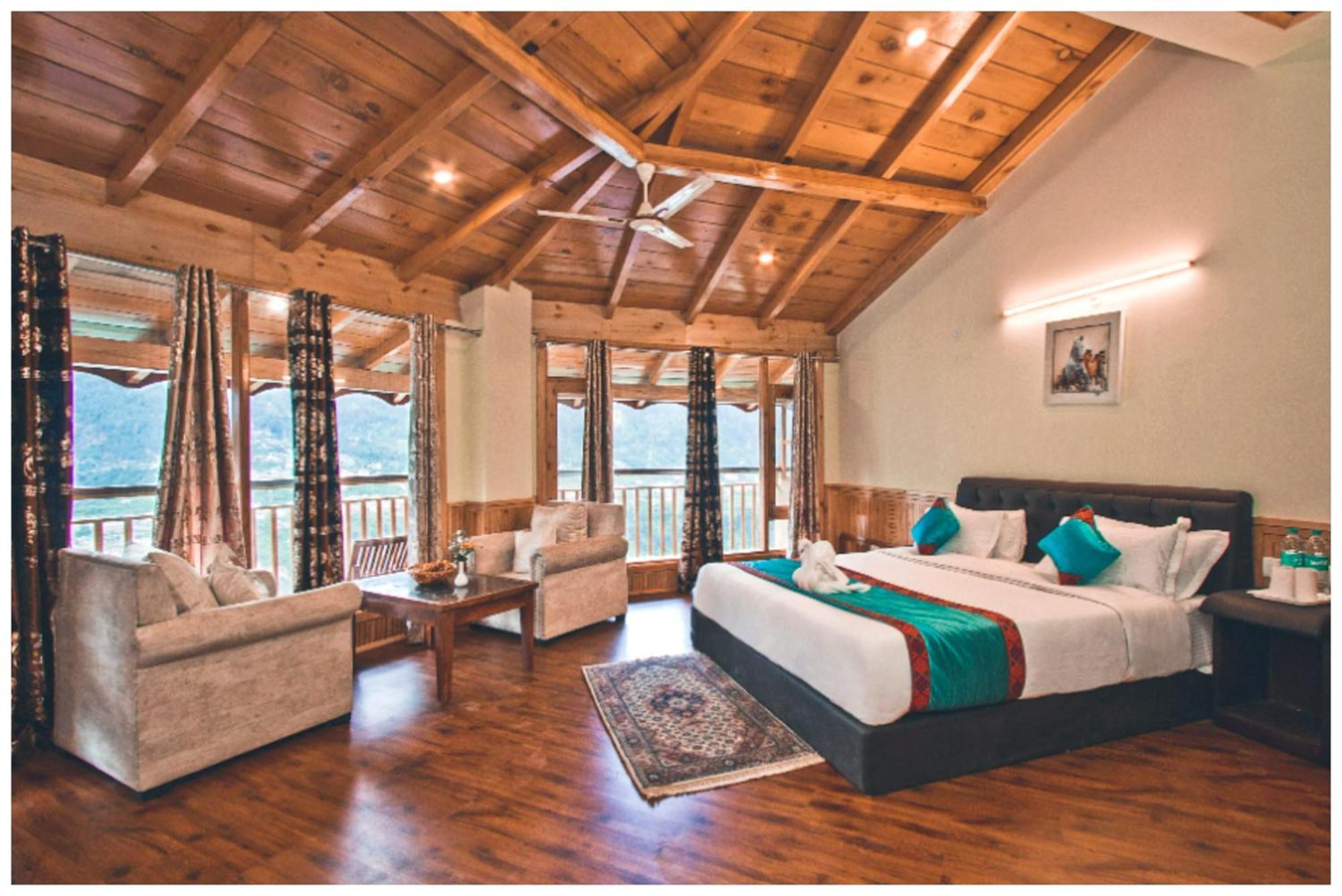 Manali Hotel T H E - B D - R E S O R T - Free Parking - Jungle Safari And Restaurant Facilities -Luxury & Spacious Room - Best Premium Hotel In Manali Exterior foto